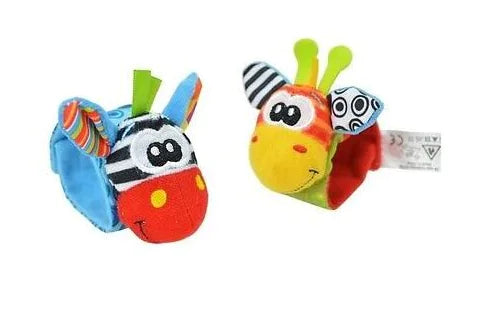 Baby Sock Rattle - Plush Socks for Infants