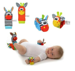 Baby Sock Rattle - Plush Socks for Infants